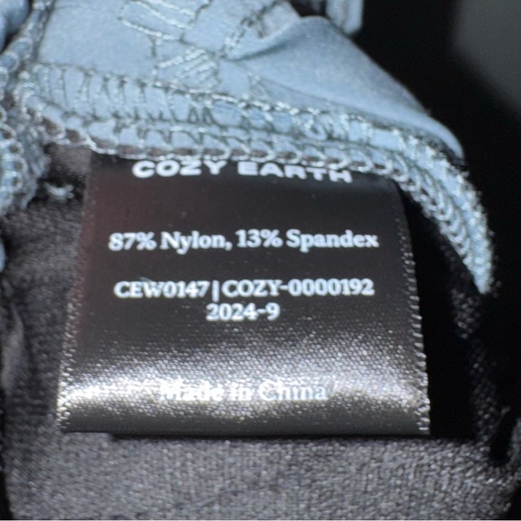 🔥 Cozy Earth Bamboo Lounge Pants XL Blue Elastic Waist - Picture 4 of 5